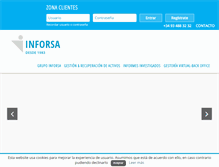 Tablet Screenshot of inforsa.es